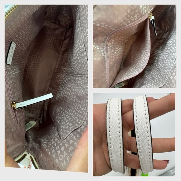 Kate Spade White Perforated Leather Newbury
Lane Top Handle Bag White - Picture 6 of 17